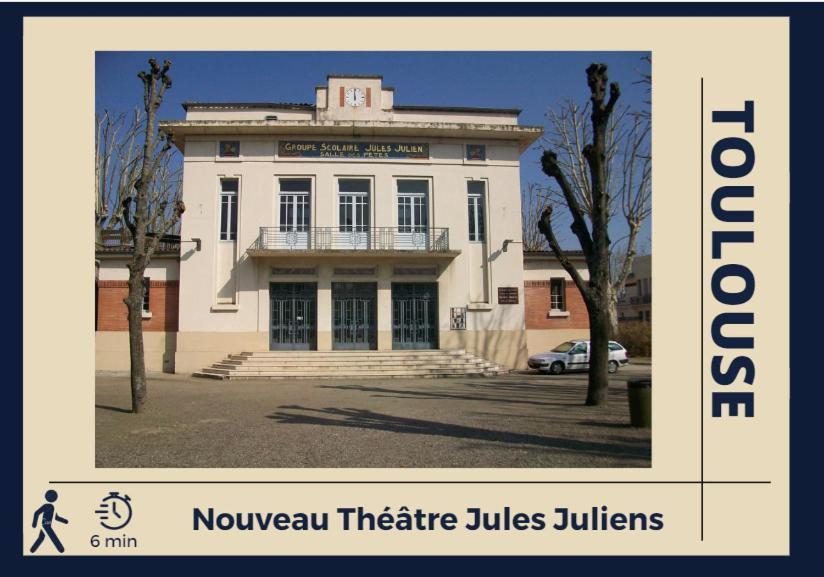 Studio Renove - Proche Hopital, Universite & Gare St-Agne - Tv & Wifi Hd Toulouse Ngoại thất bức ảnh